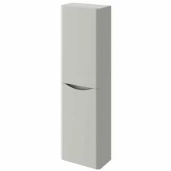 Elation Ome Matt Pearl Grey Modern Wall Hung Tall Unit 29804/456