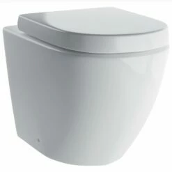 Elation White Modern Back To Wall Pan 6508