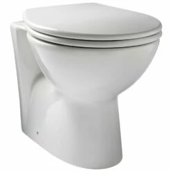 Elation White Traditional Back To Wall Pan 650