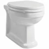 Elation White Traditional Back To Wall Pan 6507