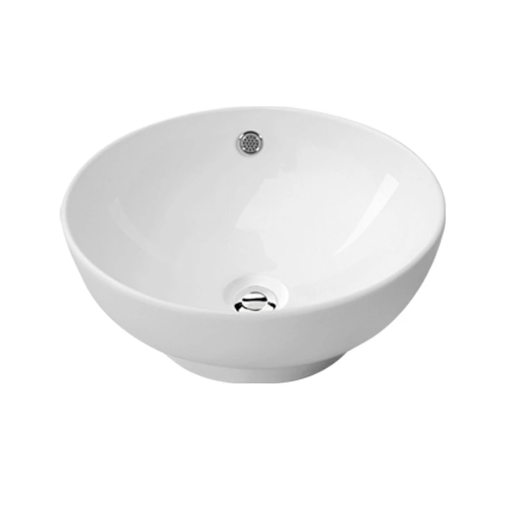 Europa Legacy 420x420 0th White Ceramic Counter Top Basin A19 2 Europa Legacy 420x420 0th White Ceramic Counter Top Basin A19 - Image 2