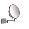 Hansgrohe AddStoris Brushed Black Chrome Wall Mounted Shaving Mirror