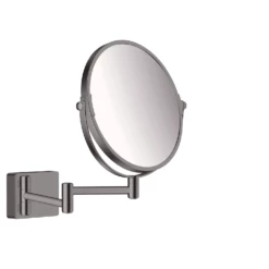 Hansgrohe AddStoris Brushed Black Chrome Wall Mounted Shaving Mirror