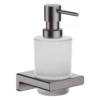 Hansgrohe AddStoris Brushed Black Chrome Wall Mounted Soap Dispenser