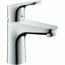 Hansgrohe Focus Chrome Basin Mixer Tap 100 LowFlow 3.5 L/min Without Waste