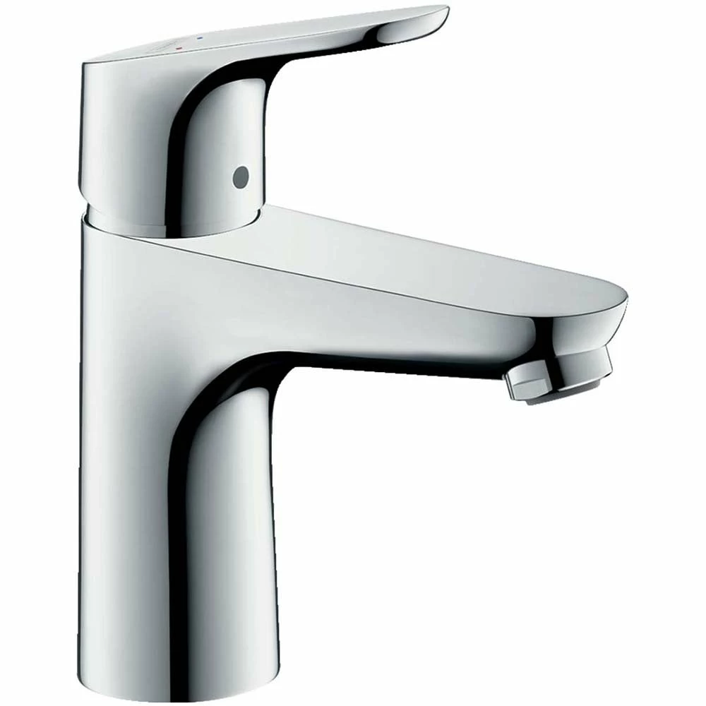 Hansgrohe Focus Chrome Basin Mixer Tap 100 LowFlow 3.5 L/min Without Waste 1 Hansgrohe Focus Chrome Basin Mixer Tap 100 LowFlow 3.5 L/min Without Waste