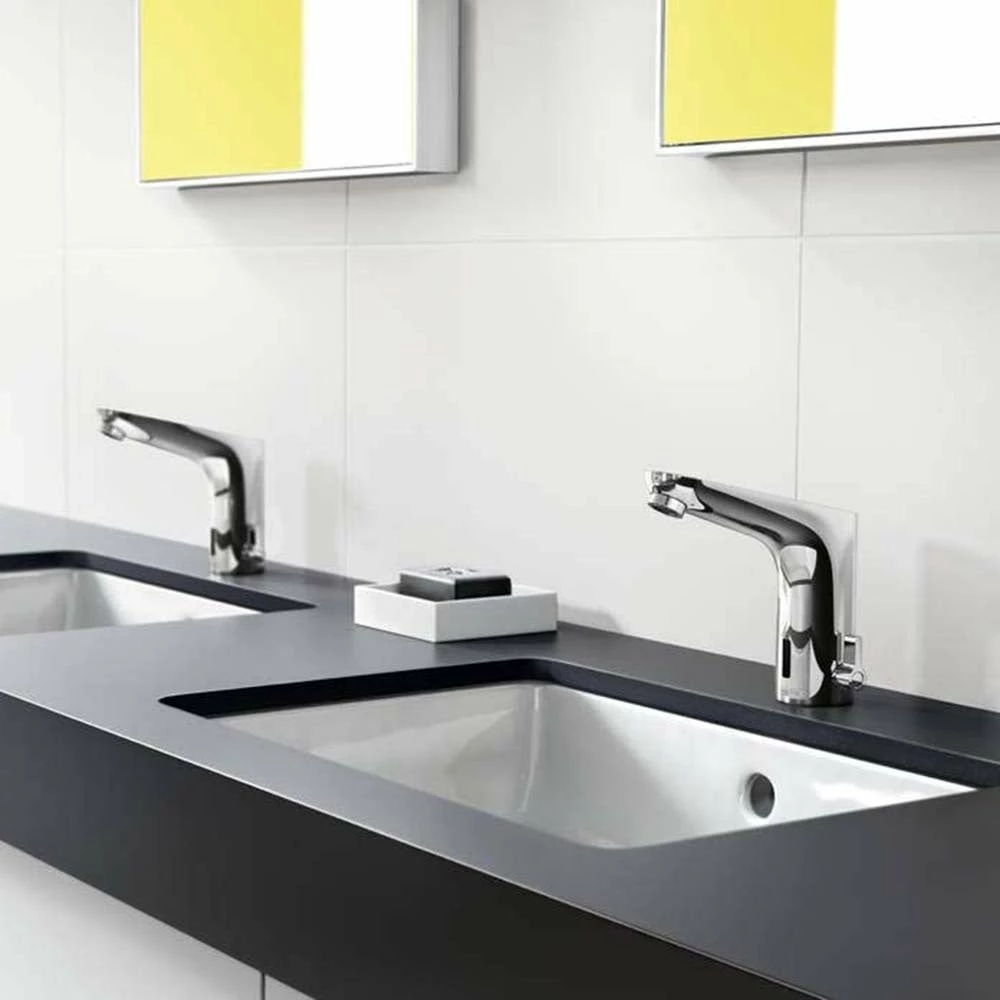 Hansgrohe Focus Chrome Mains 230V Infrared Sensor Basin Tap 31174000 2 Hansgrohe Focus Chrome Mains 230V Infrared Sensor Basin Tap 31174000 - Image 2