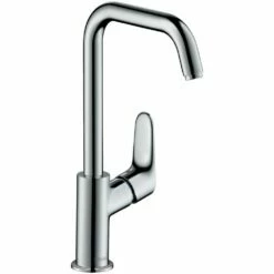 Hansgrohe Focus Chrome Single Lever Basin Mixer Tap 240 With Pop-Up Waste