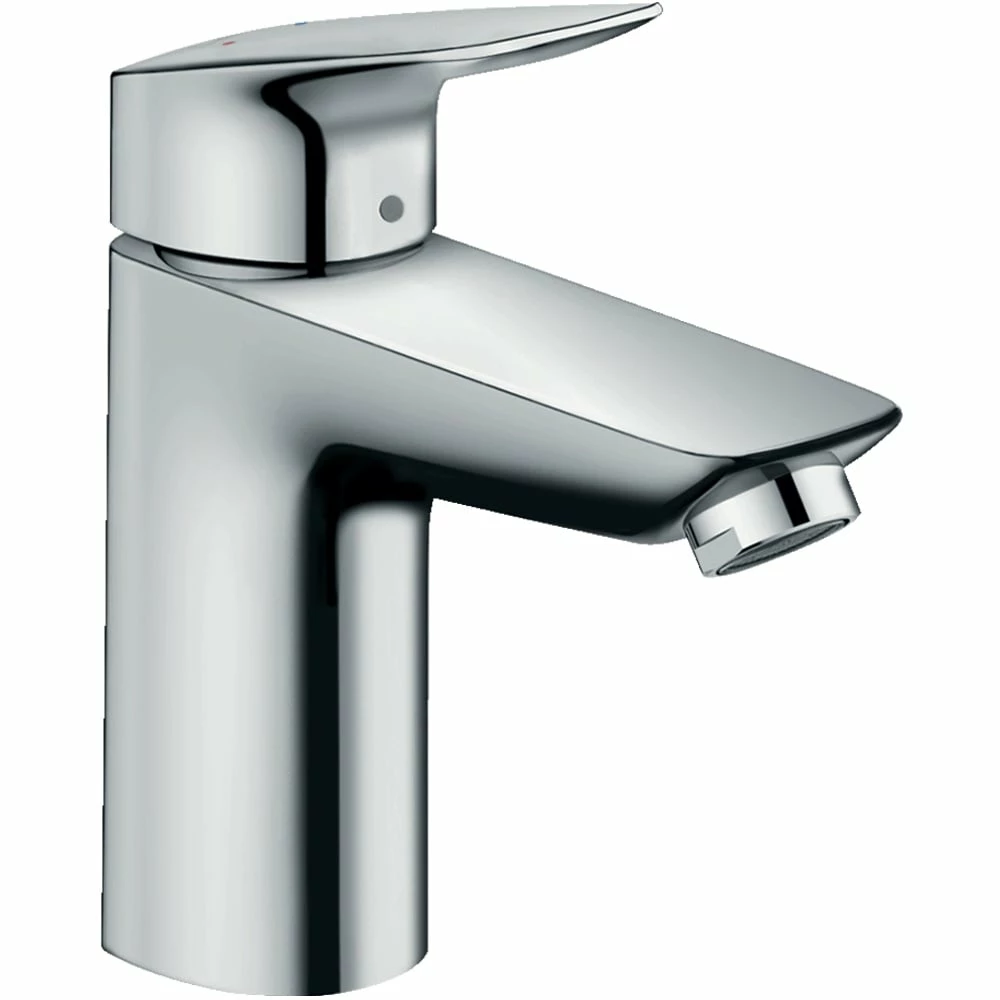 Hansgrohe Logis Chrome Single Lever Basin Mixer Tap 100 With Push-Open Waste 1 Hansgrohe Logis Chrome Single Lever Basin Mixer Tap 100 With Push-Open Waste