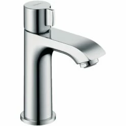 Hansgrohe Metris Chrome Cold Water Pillar Tap 100 Without Waste
