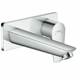 Hansgrohe Talis E Chrome Concealed Single Lever Basin Mixer With Spout 16.5cm
