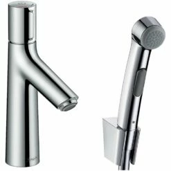 Hansgrohe Talis Select S Chrome Basin Mixer With Bidet Spray & Shower Hose 160cm