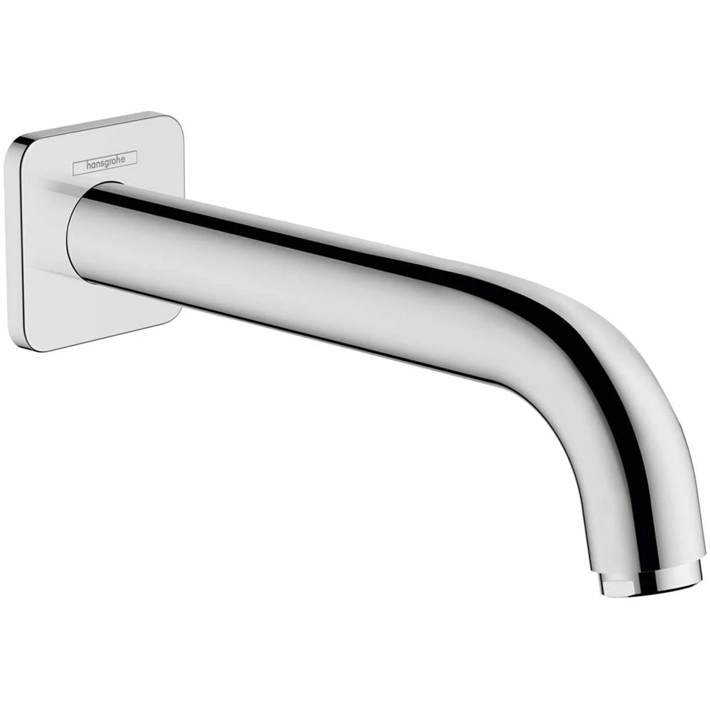 Hansgrohe Vernis Shape Chrome Wall Mounted Bath Spout 1 Hansgrohe Vernis Shape Chrome Wall Mounted Bath Spout