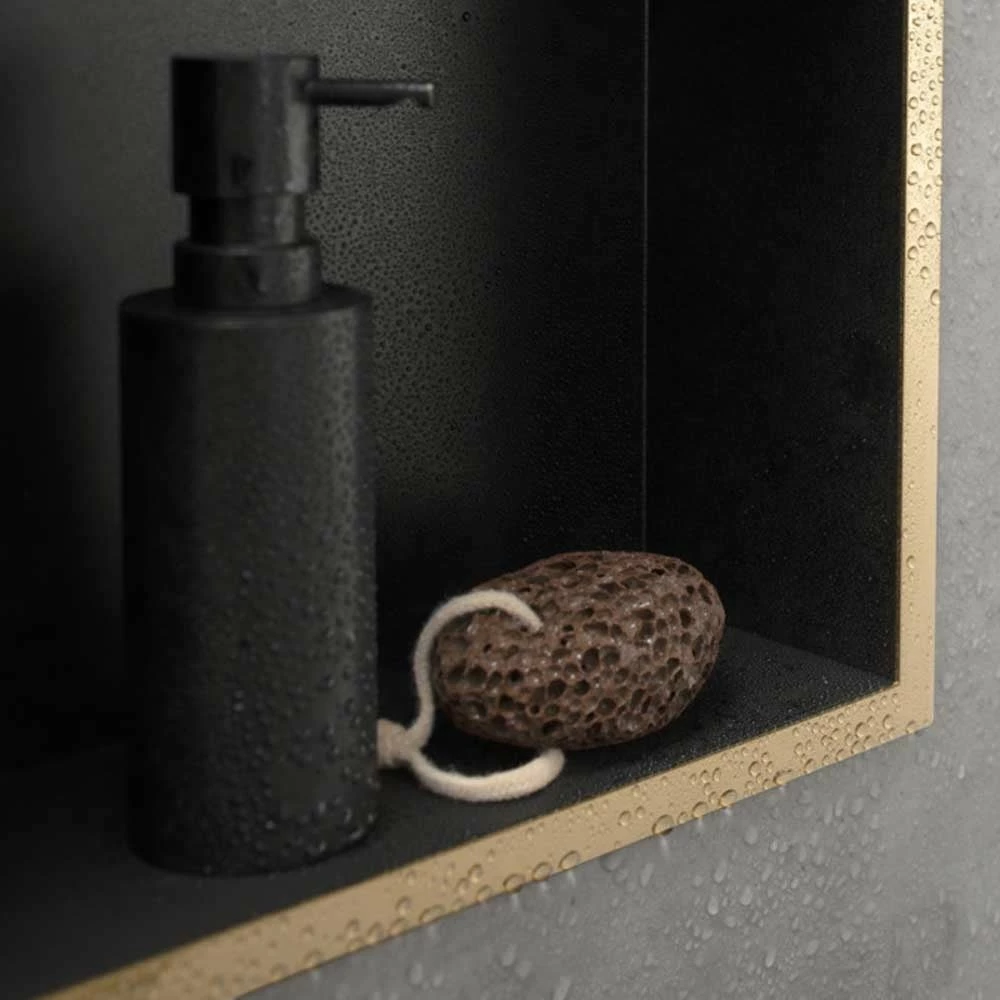 Hansgrohe XtraStoris Individual Matt Black 300x150mm Wall Niche & Design Frame 3 Hansgrohe XtraStoris Individual Matt Black 300x150mm Wall Niche & Design Frame - Image 3