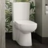 Hudson Reed Arlo White Close Coupled Flush Toilet Pan, Cistern & Soft Close Seat