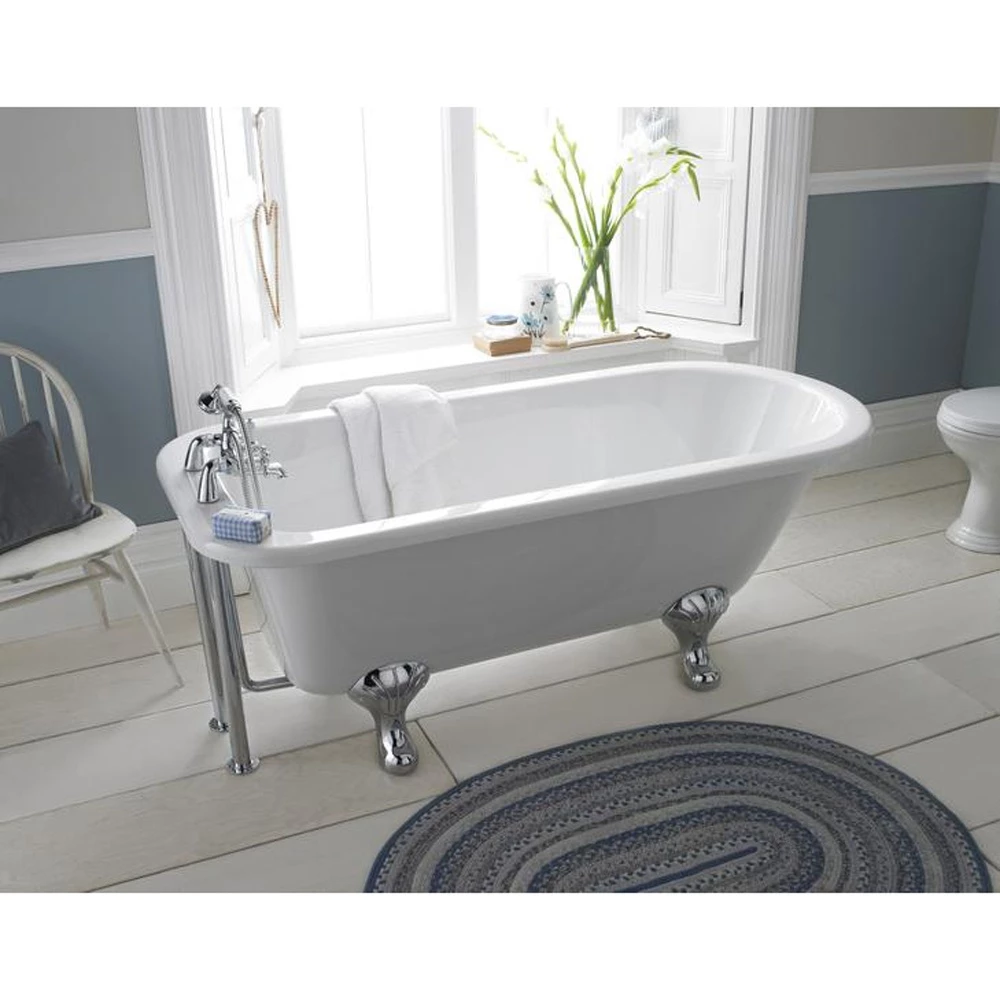Hudson Reed Barnsbury 1700mm Single Ended Freestanding Bath & Pride Leg Set 2 Hudson Reed Barnsbury 1700mm Single Ended Freestanding Bath & Pride Leg Set - Image 2