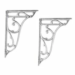Hudson Reed Bathroom Accessories Ornate Cistern Brackets - FA322