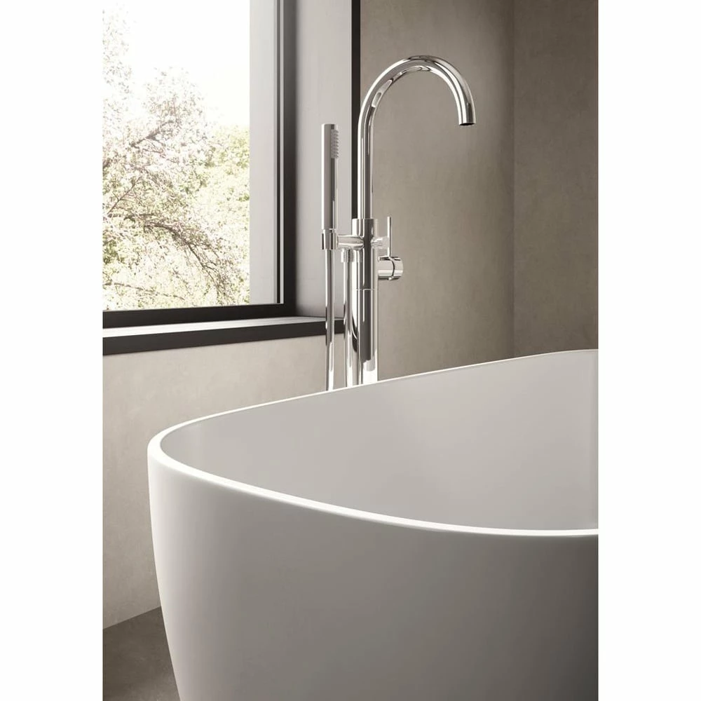 Hudson Reed Bella 1495mm Double Ended Oval Freestanding Bath NBB003 3 Hudson Reed Bella 1495mm Double Ended Oval Freestanding Bath NBB003 - Image 3