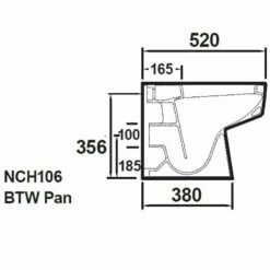 Hudson Reed Bliss White Back To Wall Toilet Pan & Soft Close Seat - CBL006 -HANSGROHE Shop hudson reed bliss white back to wall toilet pan soft close seat cbl006 p40230 198397 image