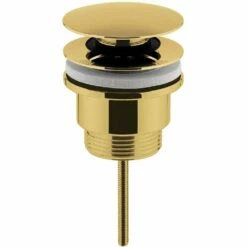 Hudson Reed Brass Universal Push Button Basin Waste Slotted & Un-Slotted EK810