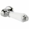 Hudson Reed Ceramic Handle WC Lever White - E370