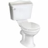 Hudson Reed Chancery White Close Coupled Toilet Pan, Cistern & Seat