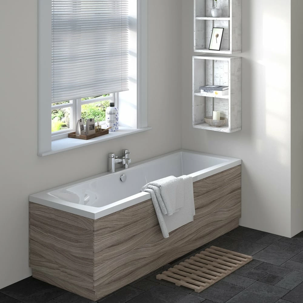 Hudson Reed Fusion Driftwood 750mm Bath End Panel & Plinth - OFF271 3 Hudson Reed Fusion Driftwood 750mm Bath End Panel & Plinth - OFF271 - Image 3