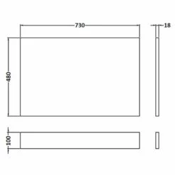 Hudson Reed Fusion Gloss Grey 750mm Bath End Panel & Plinth - OFF971 7 Hudson Reed Fusion Gloss Grey 750mm Bath End Panel & Plinth - OFF971 -HANSGROHE Shop hudson reed fusion gloss grey 750mm bath end panel plinth off971 p30148 146709 image