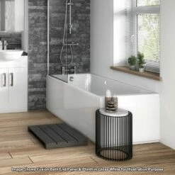 Hudson Reed Fusion Gloss Grey 750mm Bath End Panel & Plinth - OFF971 6 Hudson Reed Fusion Gloss Grey 750mm Bath End Panel & Plinth - OFF971 -HANSGROHE Shop hudson reed fusion gloss grey 750mm bath end panel plinth off971 p30148 210898 image