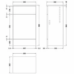 Hudson Reed Fusion Gloss Grey Mist 600mm Compact WC Toilet Unit & Top - CBI419A -HANSGROHE Shop hudson reed fusion gloss grey mist 600mm compact wc toilet unit top cbi419a p46302 221981 image