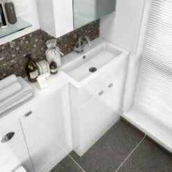 Hudson Reed Fusion Gloss White 1500mm RH Basin & WC Combination Unit CBI116 6 Hudson Reed Fusion Gloss White 1500mm RH Basin & WC Combination Unit CBI116 -HANSGROHE Shop hudson reed fusion gloss white 1500mm rh basin wc combination unit cbi116 p29929 209404 image