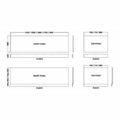 Hudson Reed Fusion Gloss White 1700mm Bath Front Panel & Plinth - OFF177 5 Hudson Reed Fusion Gloss White 1700mm Bath Front Panel & Plinth - OFF177 -HANSGROHE Shop hudson reed fusion gloss white 1700mm bath front panel plinth off177 p30153 146719 image