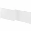 Hudson Reed Fusion Gloss White 1700mm Shower Bath Front Panel - OFF173