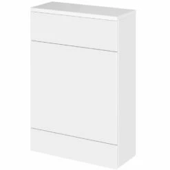 Hudson Reed Fusion Gloss White 600mm Compact WC Toilet Unit & Top - CBI119A