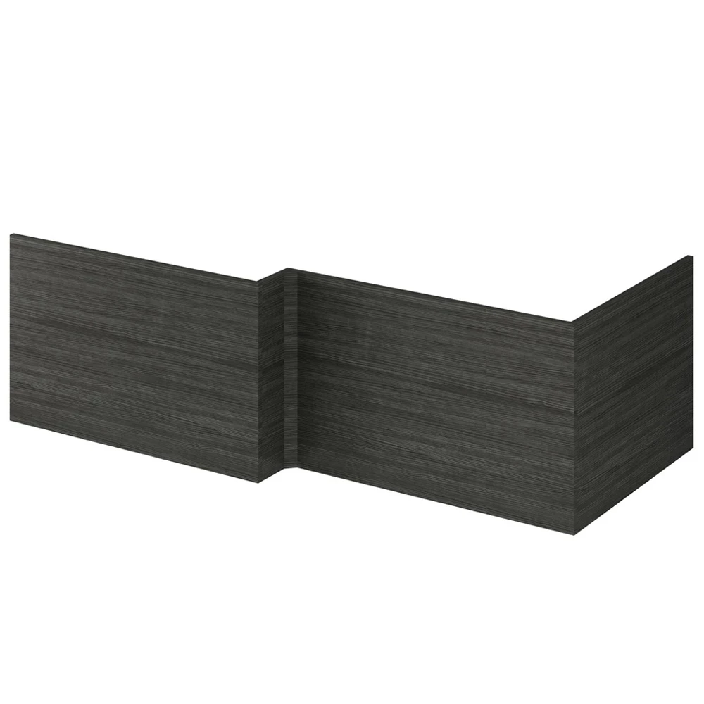 Hudson Reed Fusion Hacienda Black 700mm Shower Bath End Panel - OFF679 2 Hudson Reed Fusion Hacienda Black 700mm Shower Bath End Panel - OFF679 - Image 2