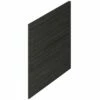 Hudson Reed Fusion Hacienda Black 700mm Shower Bath End Panel - OFF679