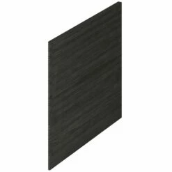 Hudson Reed Fusion Hacienda Black 700mm Shower Bath End Panel - OFF679