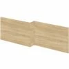Hudson Reed Fusion Natural Oak 1700mm Square Front Panel & Plinth - OFF373