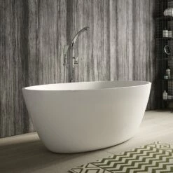 Hudson Reed Grace 1510mm Double Ended Oval Freestanding Bath NBB001