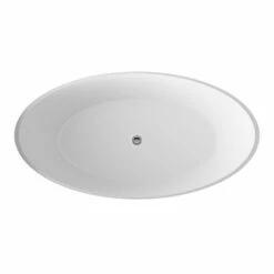 Hudson Reed Grace 1510mm Double Ended Oval Freestanding Bath NBB001 -HANSGROHE Shop hudson reed grace 1510mm double ended oval freestanding bath nbb001 p30175 146803 image