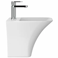 Hudson Reed Grace 460x415 1th White Wall Hung Basin - NCT102 -HANSGROHE Shop hudson reed grace 460x415 1th white wall hung basin nct102 p30778 149603 image