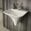 Hudson Reed Grace 460x415 1th White Wall Hung Basin - NCT102