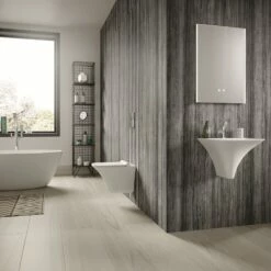 Hudson Reed Grace White Rimless Wall Hung Toilet Pan & Soft Close Seat - NCT140 -HANSGROHE Shop hudson reed grace white rimless wall hung toilet pan soft close seat nct140 p30893 150101 image