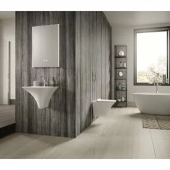 Hudson Reed Grace White Rimless Wall Hung Toilet Pan & Soft Close Seat - NCT140 -HANSGROHE Shop hudson reed grace white rimless wall hung toilet pan soft close seat nct140 p30893 150102 image