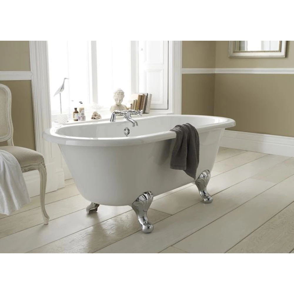 Hudson Reed Kingsbury 1500mm Double Ended Freestanding Bath & Deacon Leg Set 2 Hudson Reed Kingsbury 1500mm Double Ended Freestanding Bath & Deacon Leg Set - Image 2