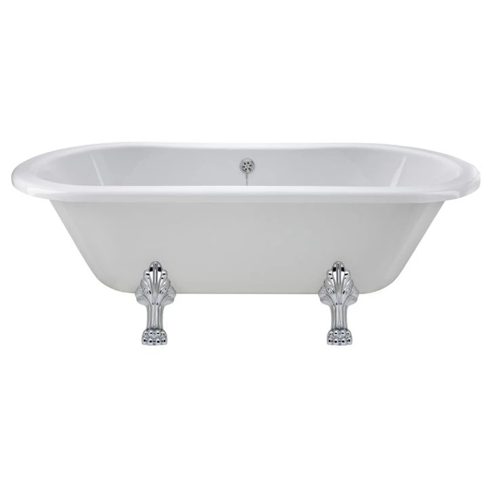 Hudson Reed Kingsbury 1700mm Double Ended Freestanding Bath & Pride Leg Set 3 Hudson Reed Kingsbury 1700mm Double Ended Freestanding Bath & Pride Leg Set - Image 3