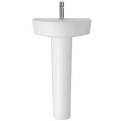 Hudson Reed Luna 420x380 1th White Basin & Full Pedestal CMA002