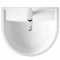 Hudson Reed Luna 520x450 1th White Basin & Semi Pedestal CMA005 10 Hudson Reed Luna 520x450 1th White Basin & Semi Pedestal CMA005 -HANSGROHE Shop hudson reed luna 520x450 1th white basin semi pedestal cma005 p30904 150177 image