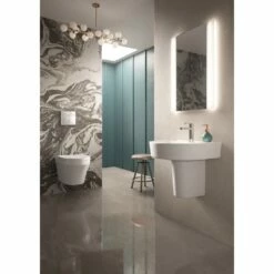 Hudson Reed Luna White Wall Hung Toilet Pan & Soft Close Seat - CPA027 -HANSGROHE Shop hudson reed luna white wall hung toilet pan soft close seat cpa027 p30905 150196 image