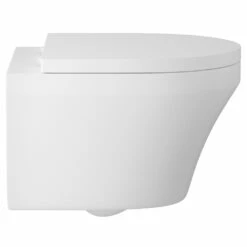 Hudson Reed Luna White Wall Hung Toilet Pan & Soft Close Seat - CPA027 -HANSGROHE Shop hudson reed luna white wall hung toilet pan soft close seat cpa027 p30905 150198 image